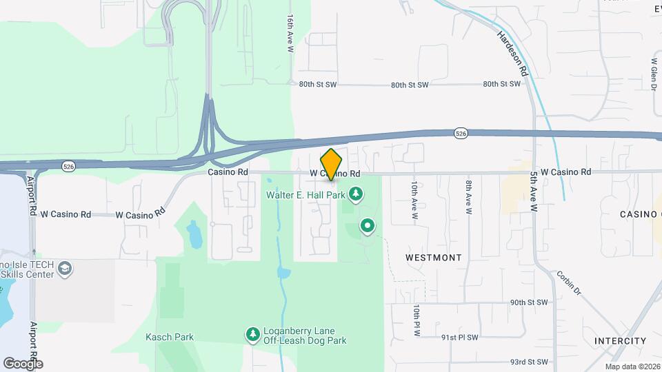 1410 W Casino Rd Map and Location Details