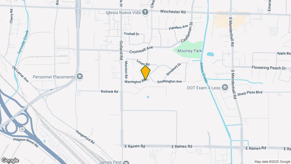 4949 Warrington Rd Map and Location Details