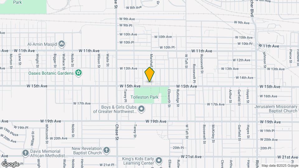 2704 W 15th Ave Map and Location Details