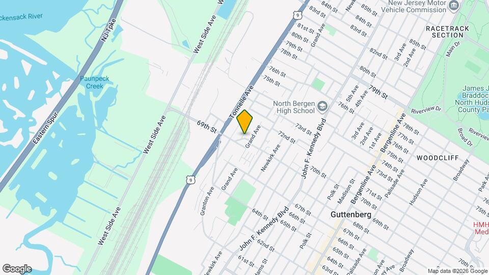 7000 Columbia Ave Map and Location Details