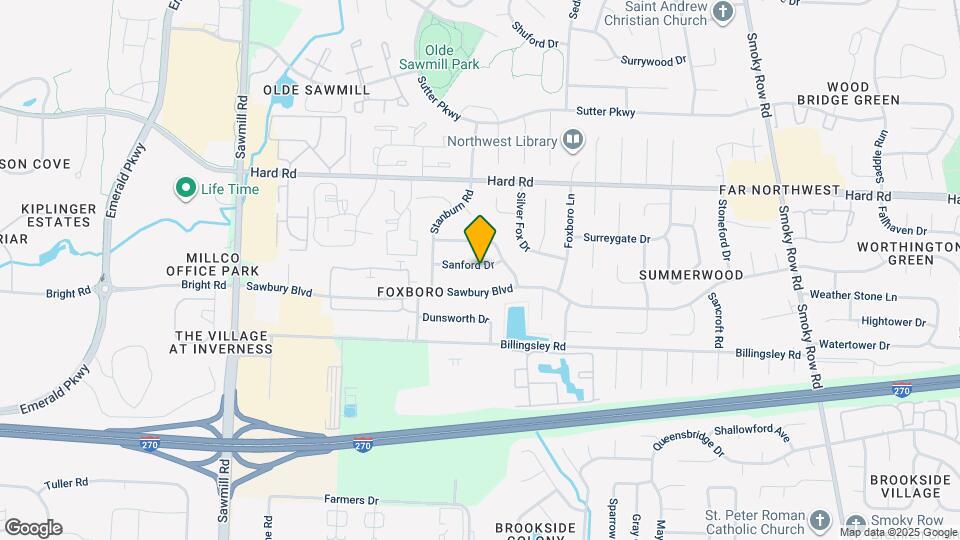 2419 Sanford Dr Map and Location Details