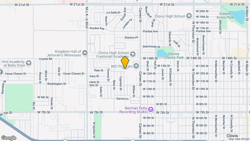 1610 W 12th St Map and Location Details