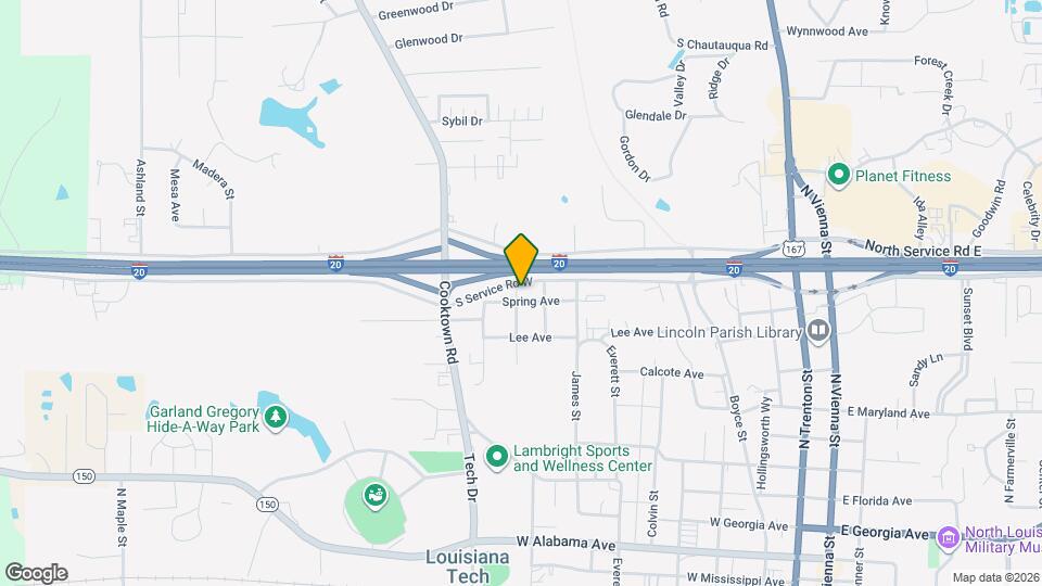 906 Spring Ave Map and Location Details