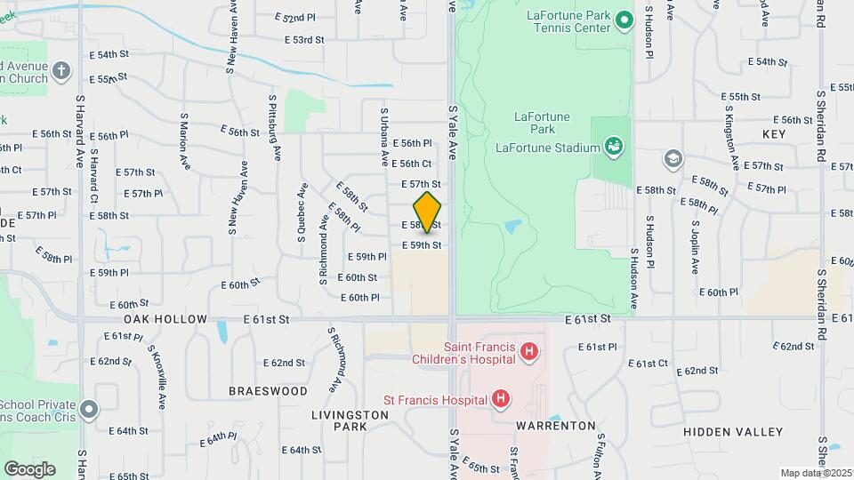 4643 E 59th St Map and Location Details