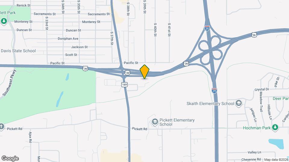 3905 Bucher Dr, Unit A Map and Location Details