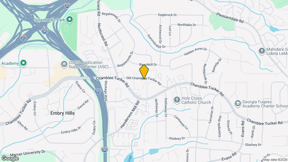 3541 Old Chamblee Tucker Rd Map and Location Details
