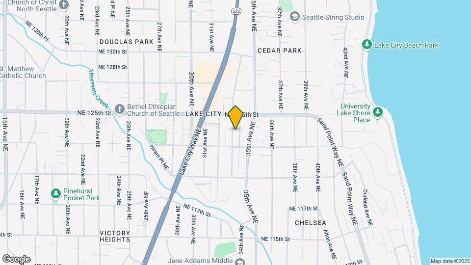 12326 NE 33rd Ave Map and Location Details