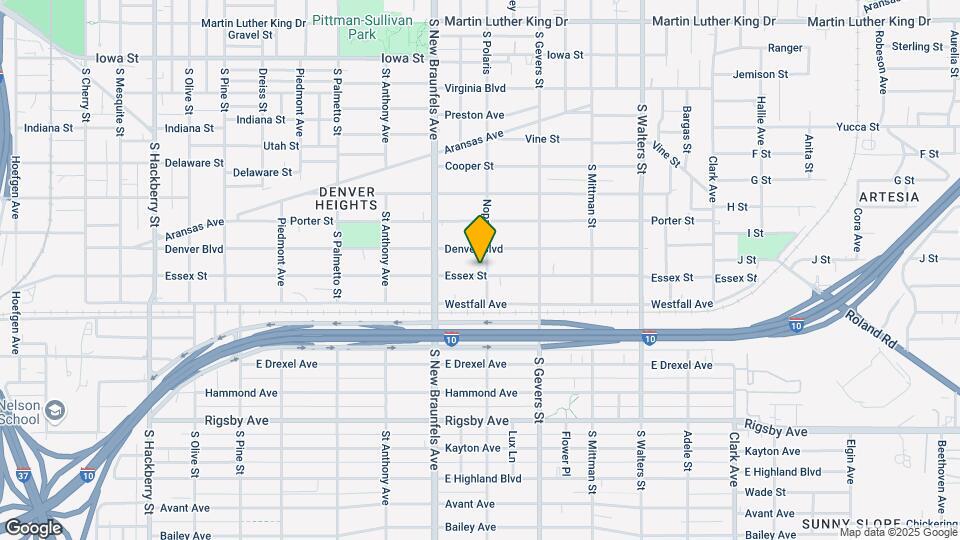 943 Essex St Map and Location Details