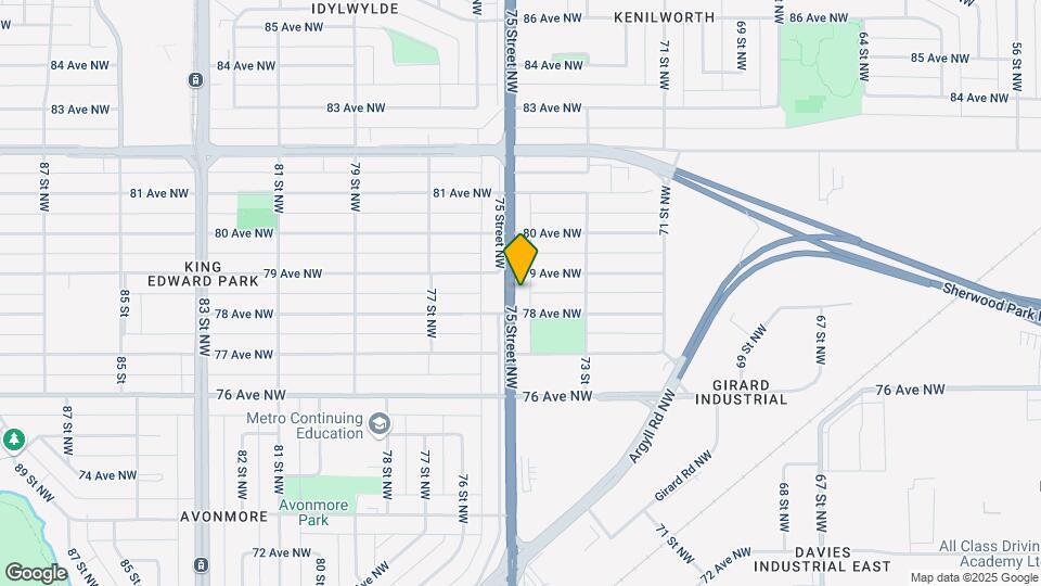 7815 75 St NW Map and Location Details