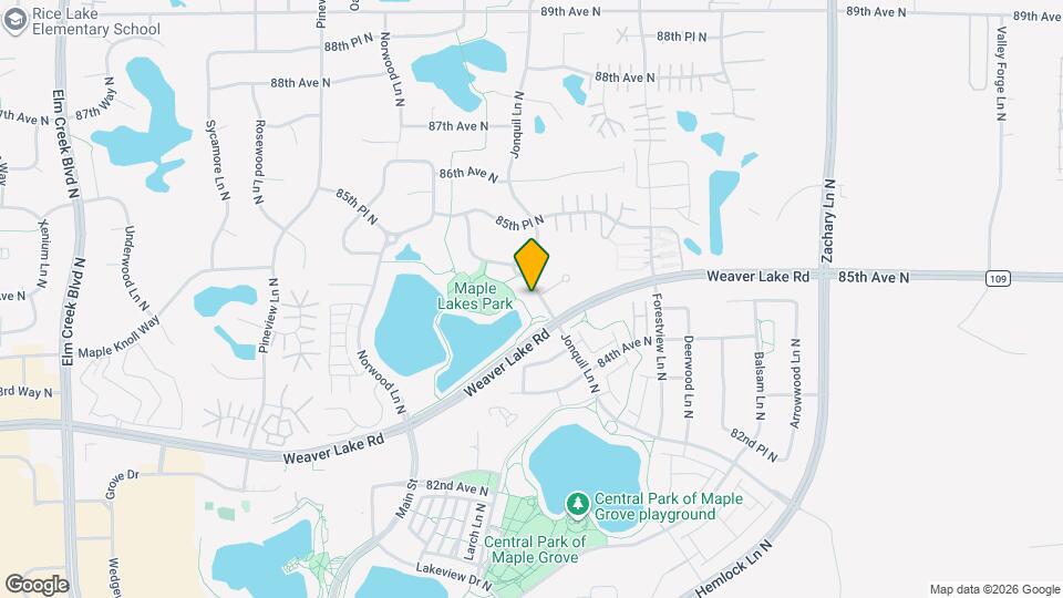 8451 Jonquil Ln N Map and Location Details