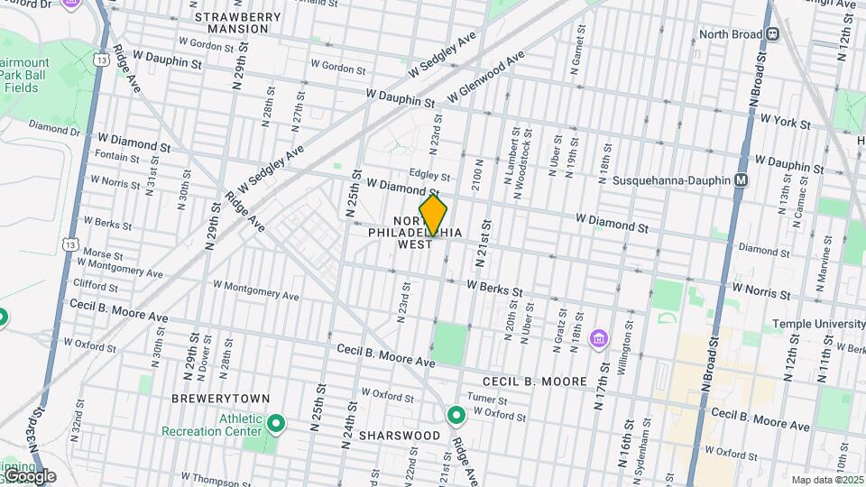 1961 N Croskey St Mapa y Detalles de la Ubicación