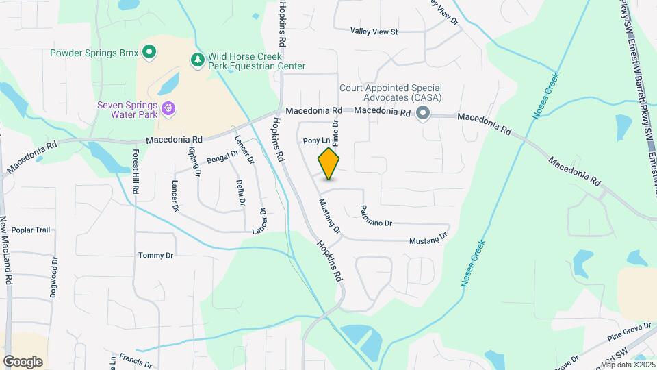 3071 Palomino Dr Map and Location Details