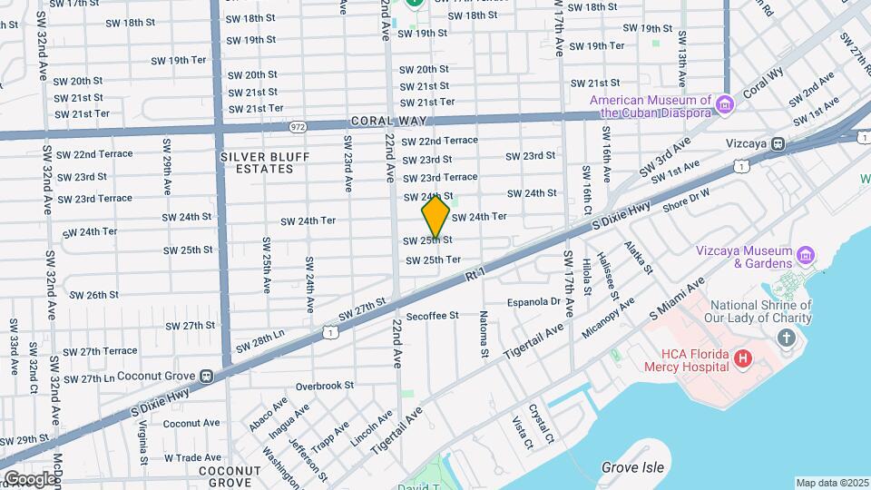 2100 SW 25th St Map and Location Details