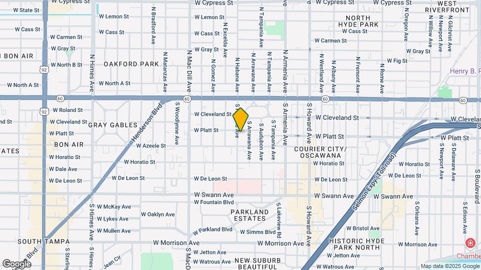 304 S Habana Ave, Unit 3 Map and Location Details