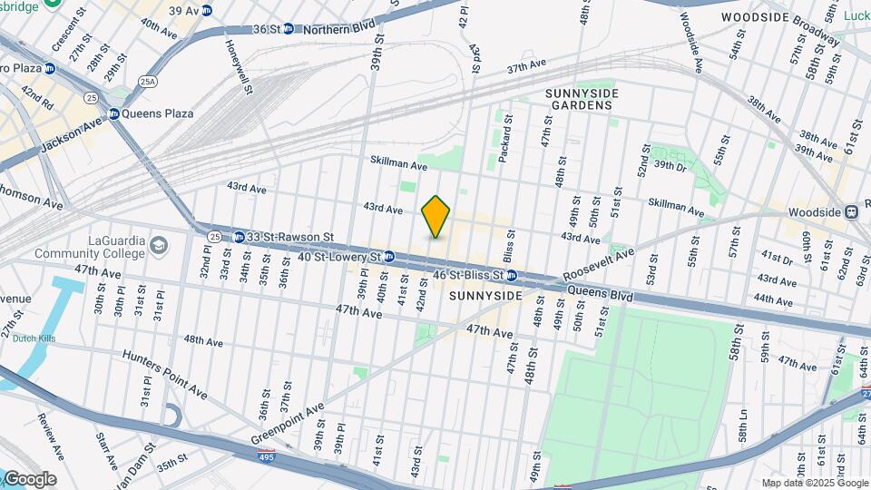 43-33 42nd St Mapa y Detalles de la Ubicación