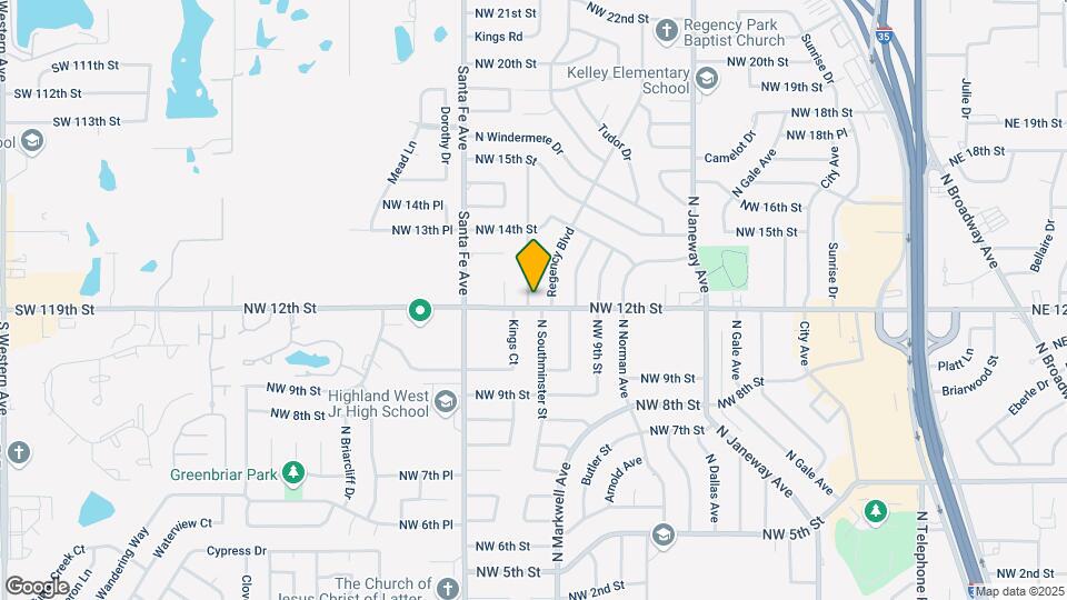 1009 NW 12th St Map and Location Details