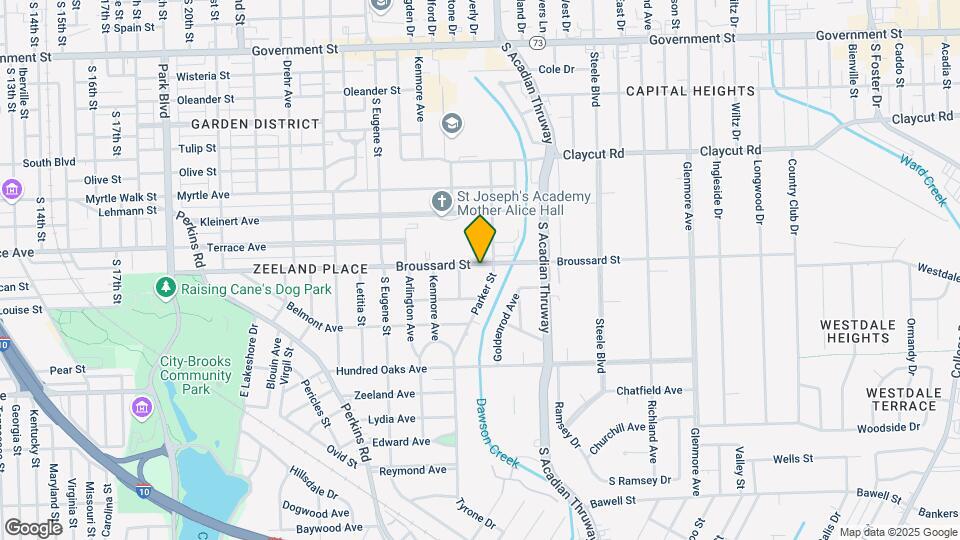 3158 Broussard St Map and Location Details