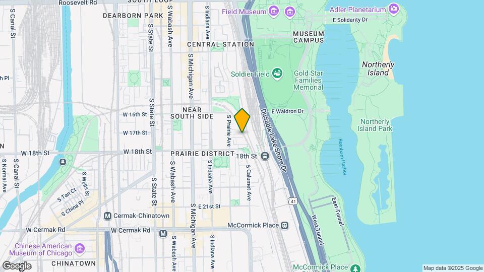 331 E 17th St Map and Location Details
