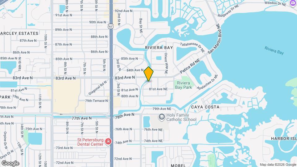 8201 Riverside Dr NE Map and Location Details