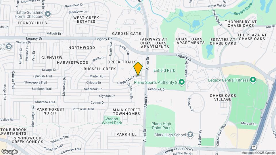 908 Gordon Oaks Dr Map and Location Details