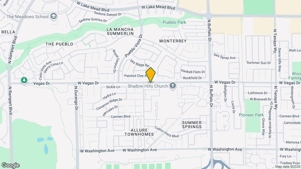 7952 Terrace Rock Way, Unit 102 Map and Location Details
