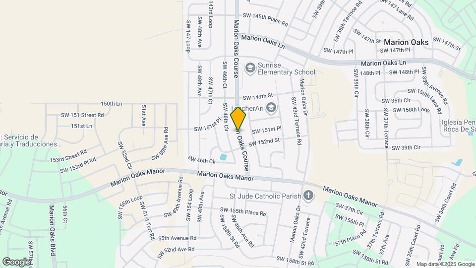 420 Marion Oaks Course Map and Location Details