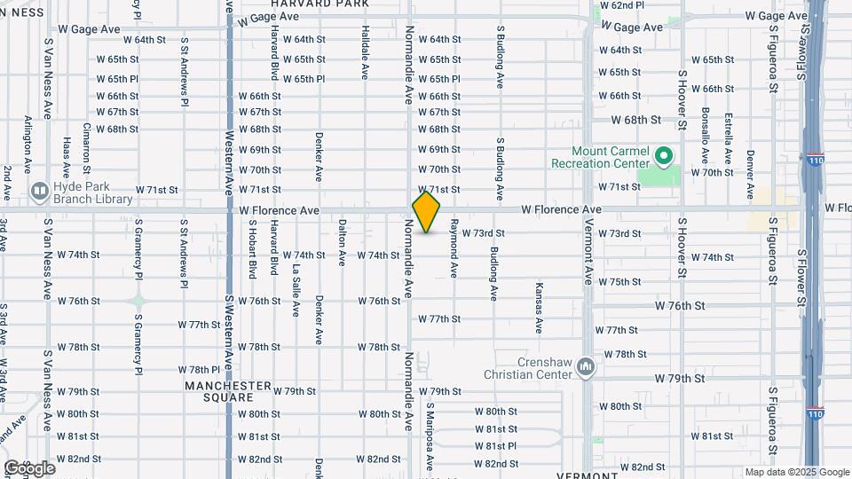 1336 W 73rd St Map and Location Details