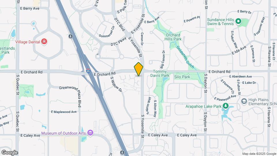 5908 S Willow Way Map and Location Details