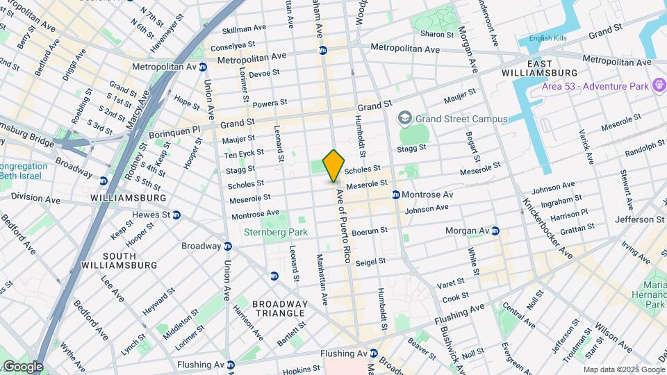 179 Graham Ave Mapa y Detalles de la Ubicación