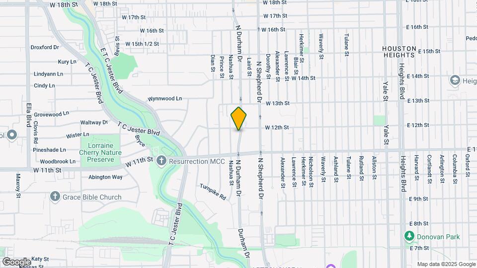 1141 N Durham Dr Map and Location Details