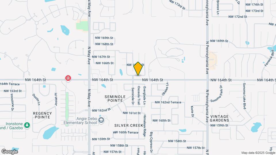 2524 NW 165th Terrace Map and Location Details