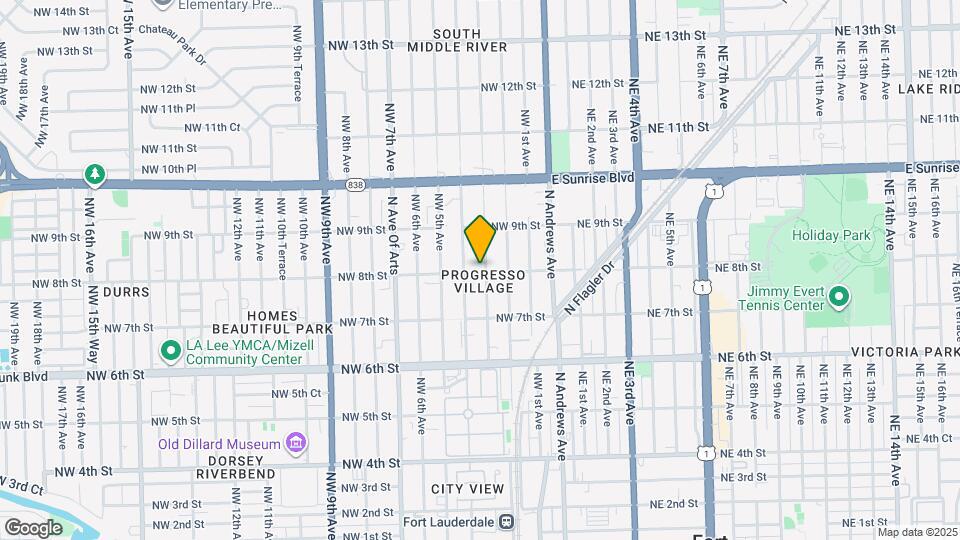 301 NW 8th St Map and Location Details