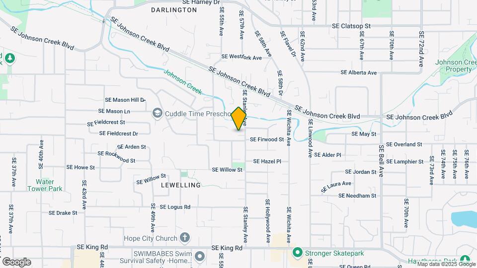 9409 SE Stanley Ave Mapa y Detalles de la Ubicación