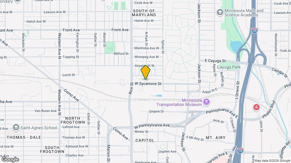 93 W Sycamore St Map and Location Details