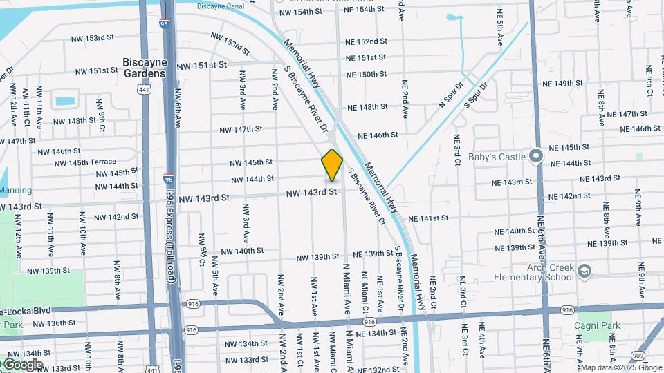25 NW 143rd St Map and Location Details