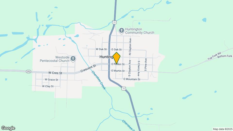 208 S Clark Ave Map and Location Details