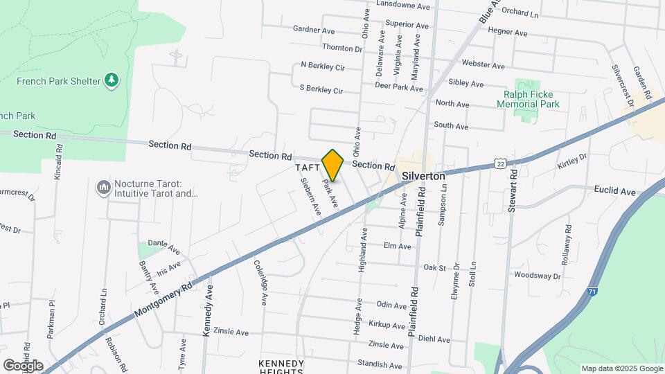 6834 Park Ave, Unit D Map and Location Details