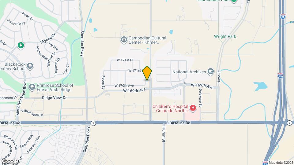 17022 Lipan St Map and Location Details