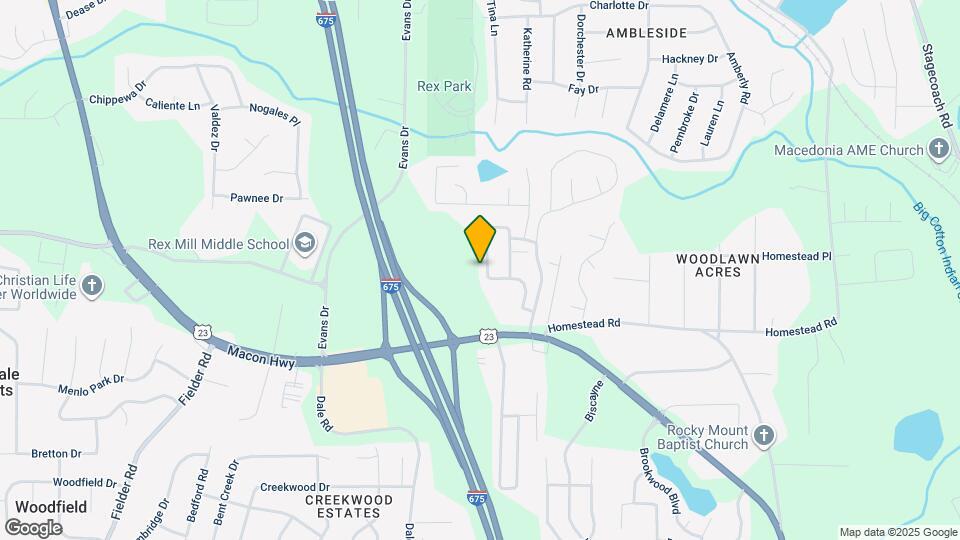 6327 Ellenwood Dr Map and Location Details