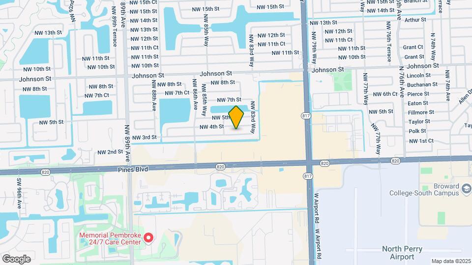 8411 NW 3rd St Map and Location Details