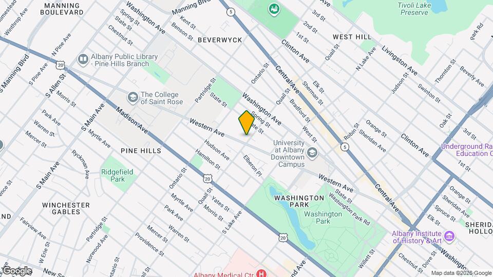 189B Quail St, Unit 1 Map and Location Details