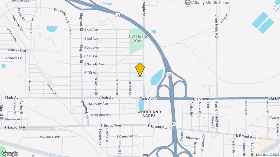 1517 E Residence Ave Map and Location Details