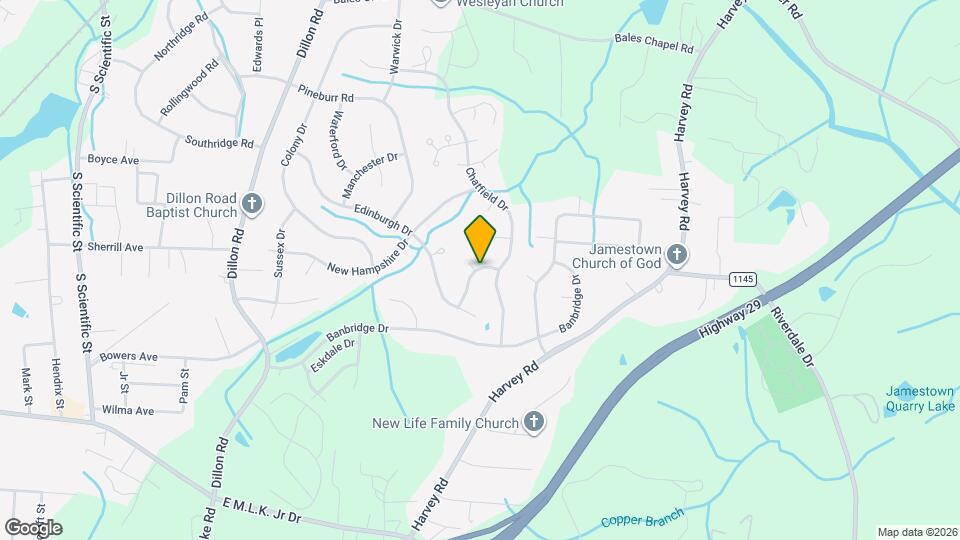 1066 Bridgend Dr Mapa y Detalles de la Ubicación