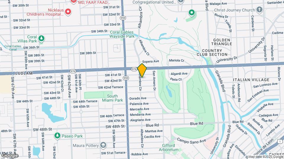 4117 Alhambra Cir Map and Location Details