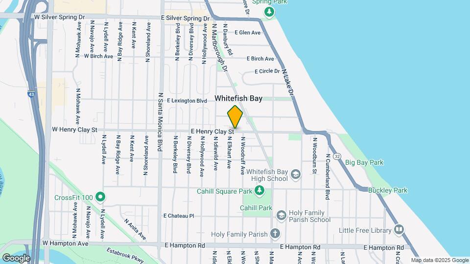 826 E Henry Clay St Map and Location Details