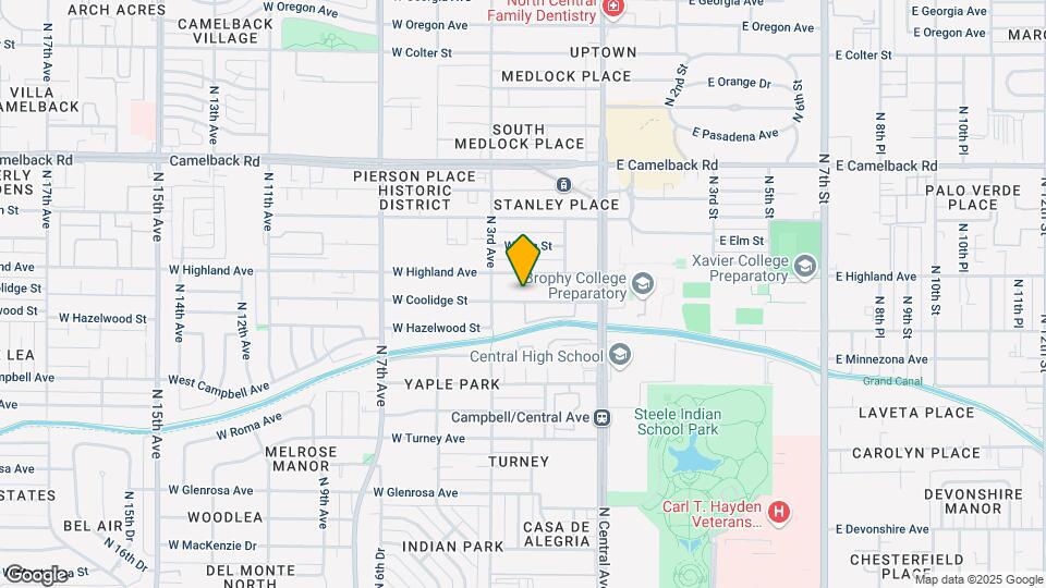 Uptown Phoenix Assemblage Sale Map and Location Details