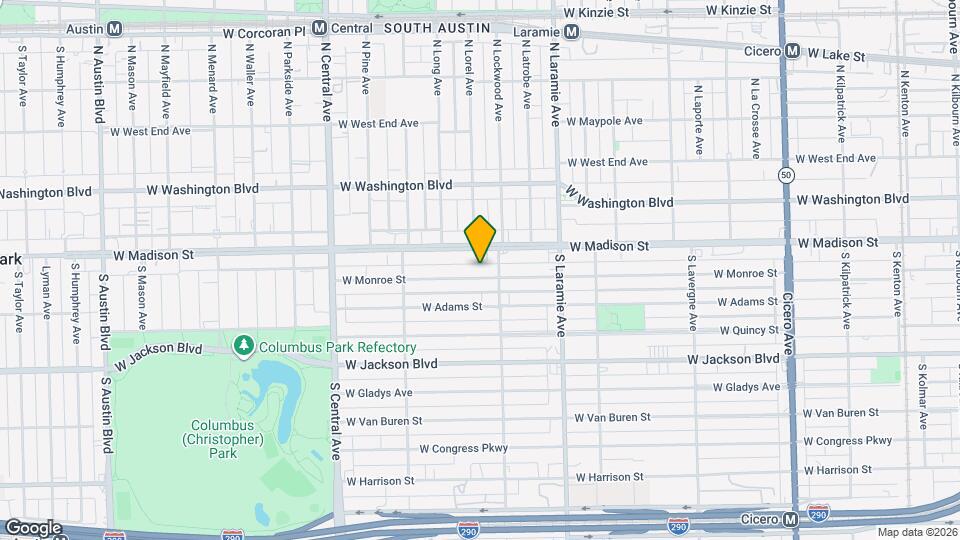 5318 W Monroe St Mapa y Detalles de la Ubicación