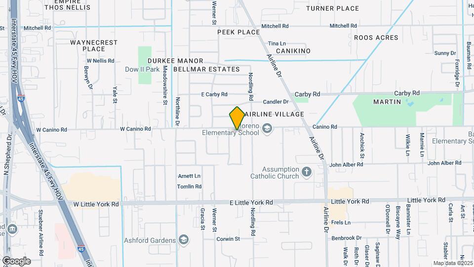 7811 Echo Brook Dr Map and Location Details