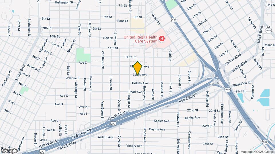 1711 Lucile Ave Map and Location Details