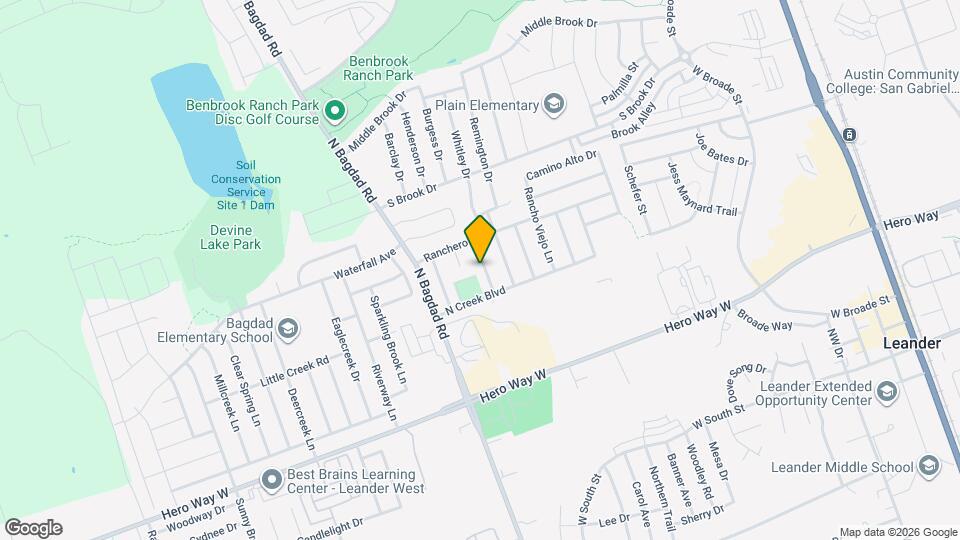 711 Encanto Dr Map and Location Details